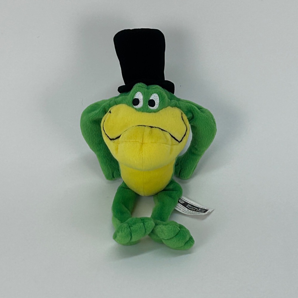 Michigan J Frog Plush Warner Bros Studio Store 1998 Looney Tunes Beanbag 11 inch